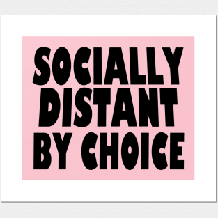 Social distance 1 Posters and Art